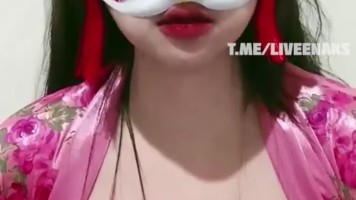 Janda Tobrut Gemes Mode Topeng Remas Susu Mango