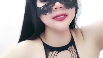 Live FrozenCha Uting Susu Pink Imut