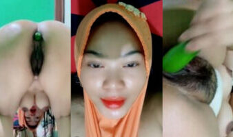 VCS Cewek Jilbab Orange Omek Bonus Anal Gokil Livu