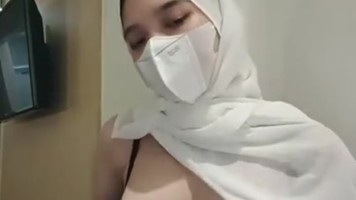 Jilbab Cantik Sange Remas Toket Di Puskesmas